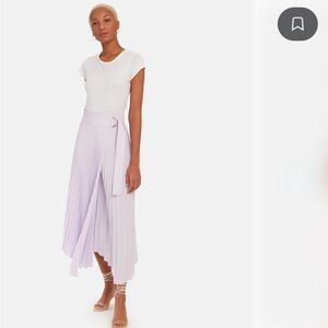 ALC Lilac Pleated Skirt
